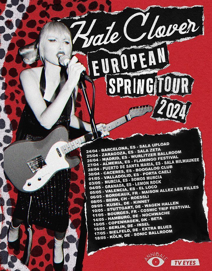 fechas gira kate clover españa 2024