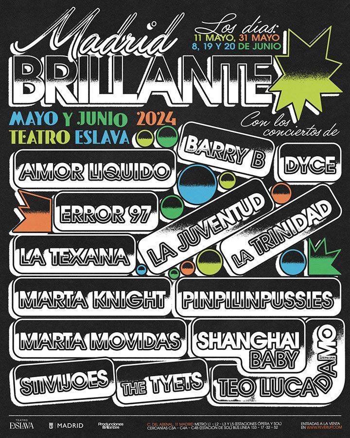 cartel madrid brillante 2024