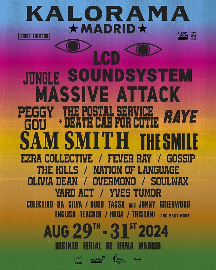 cartel festival kalorama madrid 2024