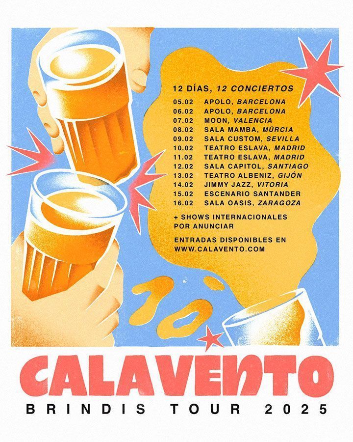 cala vento brindis tour