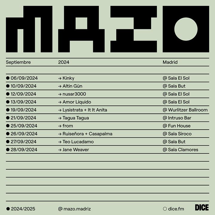 cartel mazo madrid