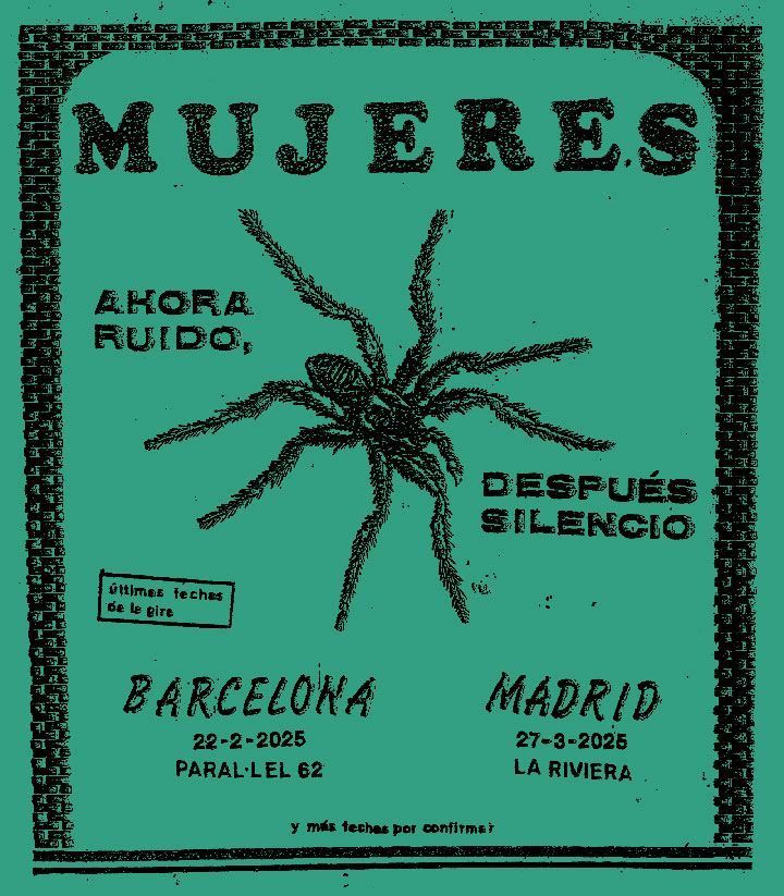 mujeres conciertos madrid barcelona 2025