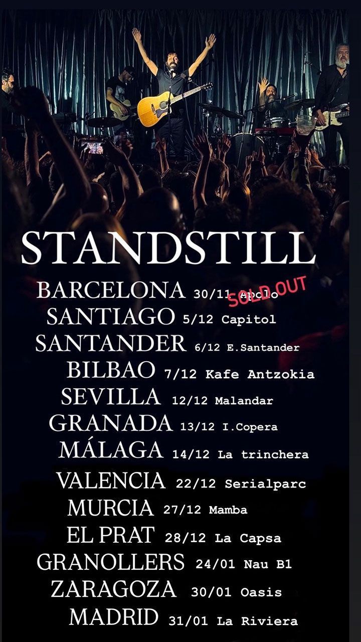 standstill gira salas