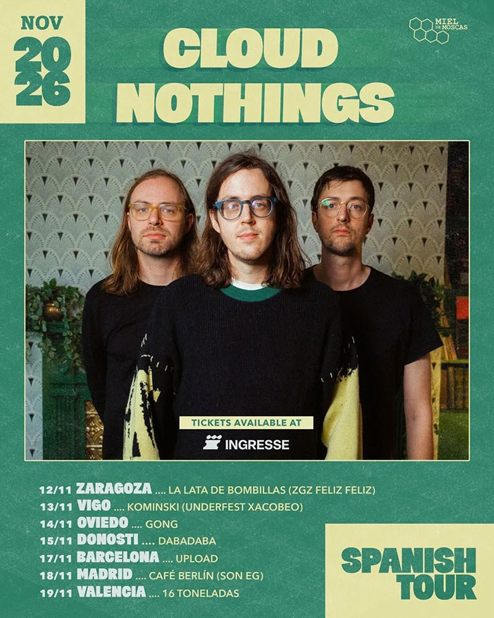 cloud nothings gira españa noviembre 2026